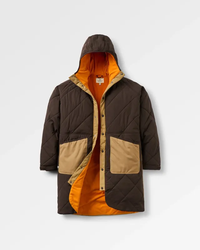 Passenger Clothing Campscape Fleece Lined Parka - Espresso
