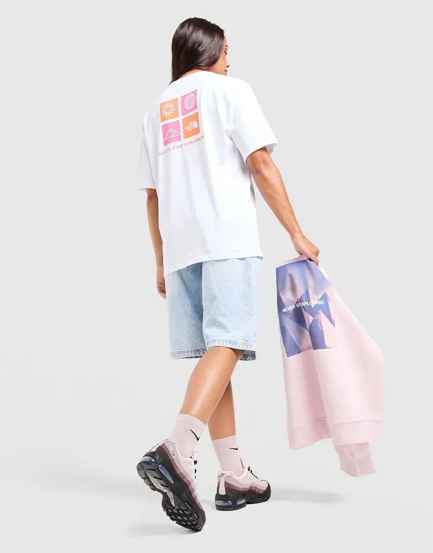 The North Face Multi Box Logo Boyfriend T-Shirt