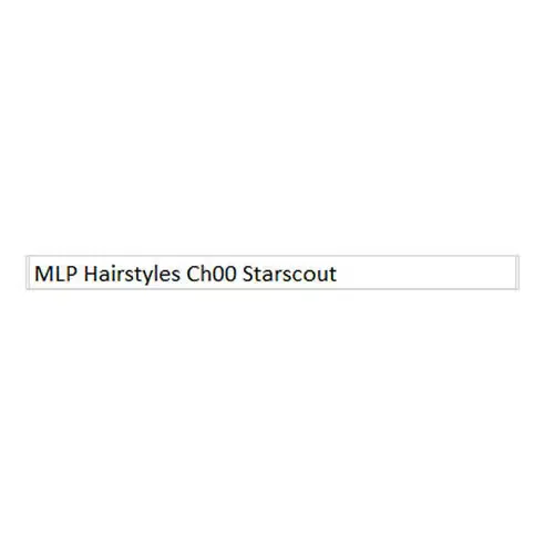 My Little Pony Ribbon Hairstyles
