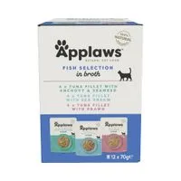 Applaws Cat Pouches in Broth Mixed Pack 70g