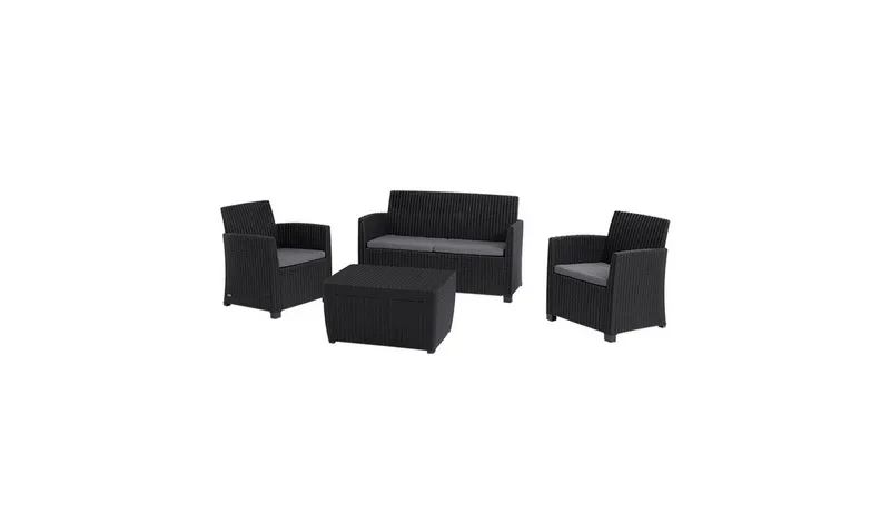 Keter 4-Seater Mia Lounge Set with Storage Table