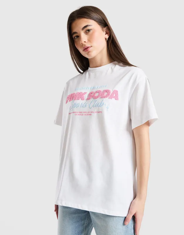 Pink Soda Sport Girls' Stack T-Shirt Junior