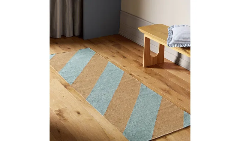 Habitat Archive Diagonal Stripe Runner - 66x200cm
