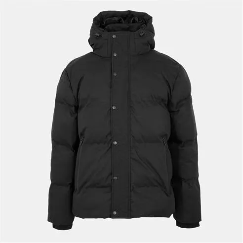 Everlast Men's  Water Resistant Windproof Hooded Short Puffer Jacket