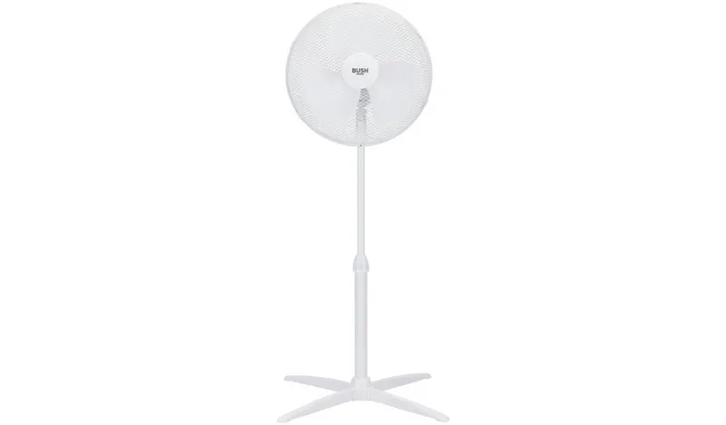 Bush White Pedestal Fan - 16 Inch