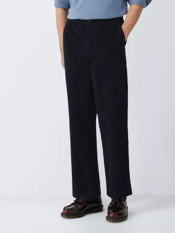 John Lewis Straight Leg Corduroy Trousers