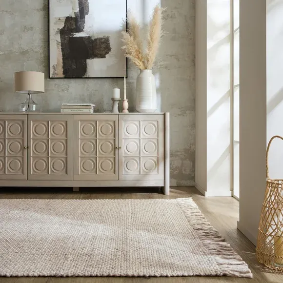 Knox Chunky Weave Tasselled Rug