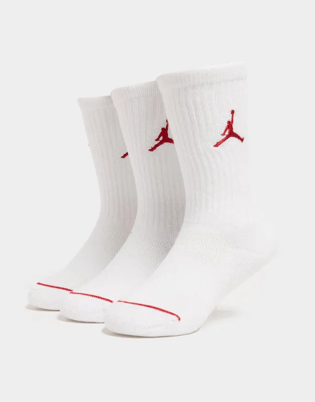 Jordan 3-Pack Crew Socks Junior