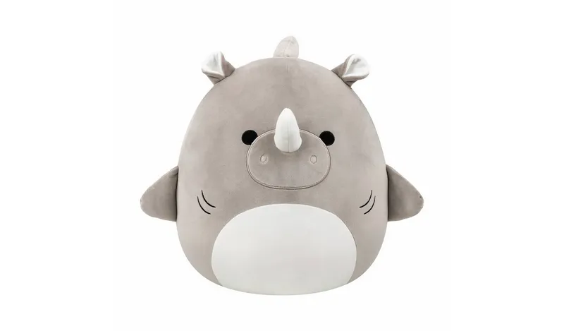 Squishmallows 16inch Grey Rhino Shark Soft Toy