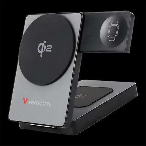 Verbatim Charge ‘n’ Go 5000mAh Qi2 Magnetic Wireless Charging Power Bank