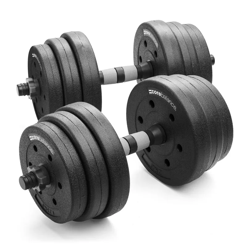 CORE BALANCE Core Balance Adjustable Dumbbell Set 15kg 20kg 25kg Spinlock Home Gym Weights