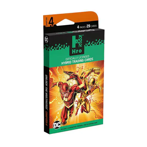 DC Hro Ch4 Hybrid Trading Cards: 4-Pack Premium
