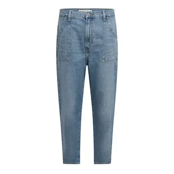 Levis Women's Mom Workwear Tapered Jeans