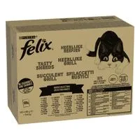 48 x 85g Felix Wet Cat Food - 3 + 1 Free! *