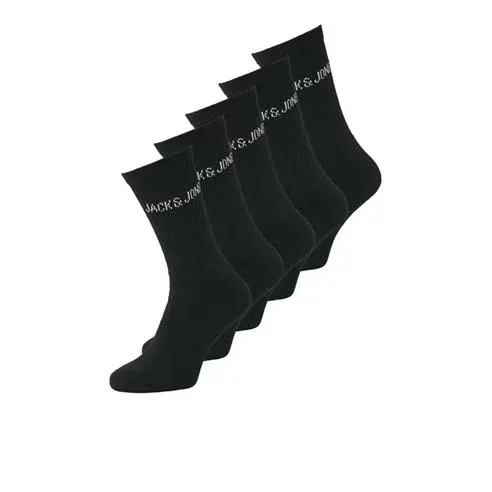 Jack and Jones Mens Regen 5 Pack Crew Socks Mens