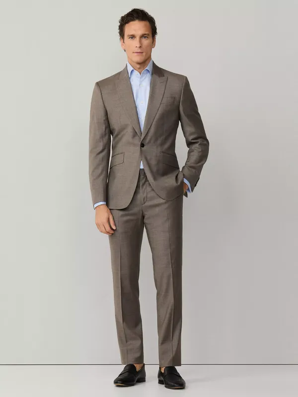 Hackett London Pure Wool Twill Suit, Navy
