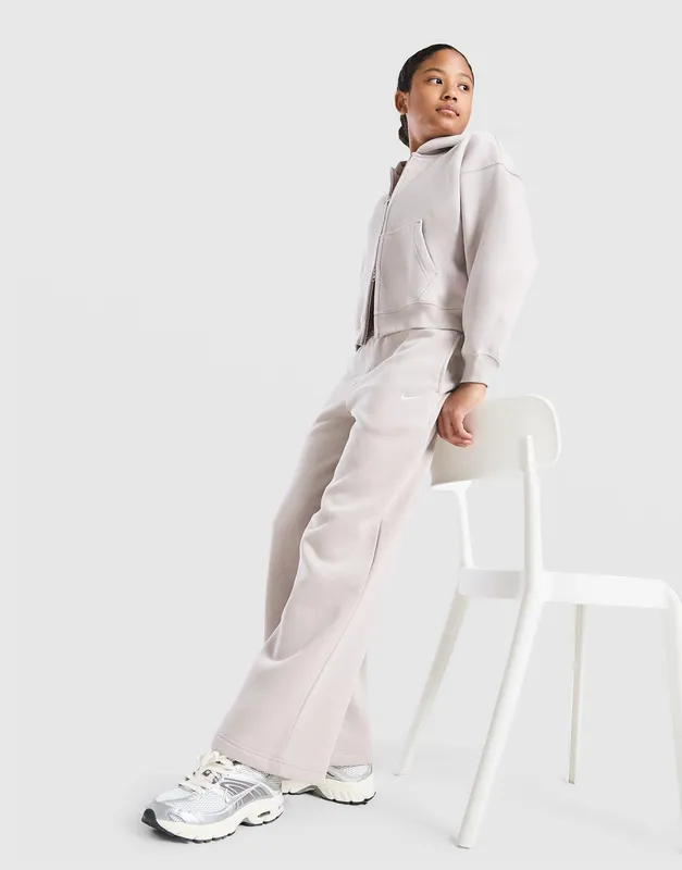 Nike Girls' Open-Hem Trousers Sportswear Studio Fleece