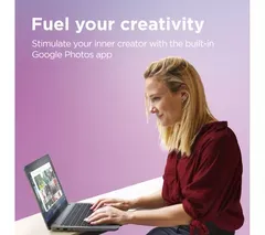 LENOVO IdeaPad Slim 3i 14" Chromebook Plus - Intel® Core™ i3, 256 GB eMMC, Grey