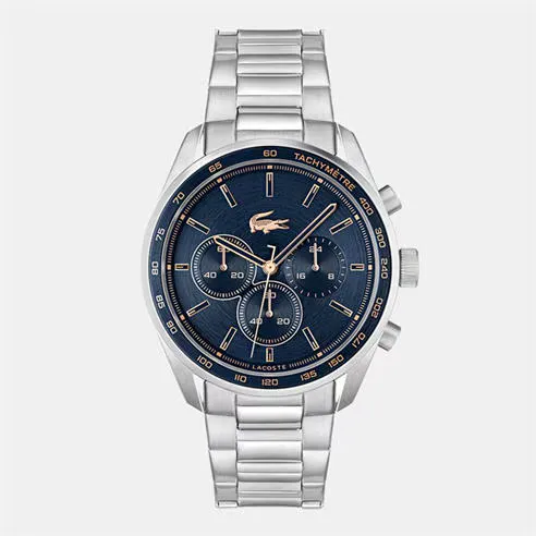 Lacoste Mens Boston Stainless Steel Chronograph Watch