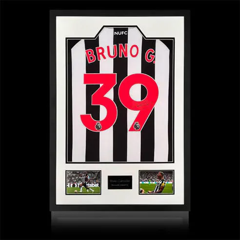 The Fan Cave Bruno Guimaraes Signed NewcastleUnited 23-24 Shirt