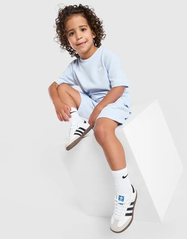 adidas Originals Waffle T-Shirt/Shorts Set Children