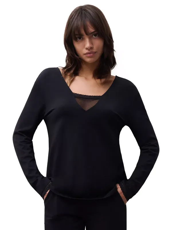 Chantelle Romance Long Sleeve Lounge Top