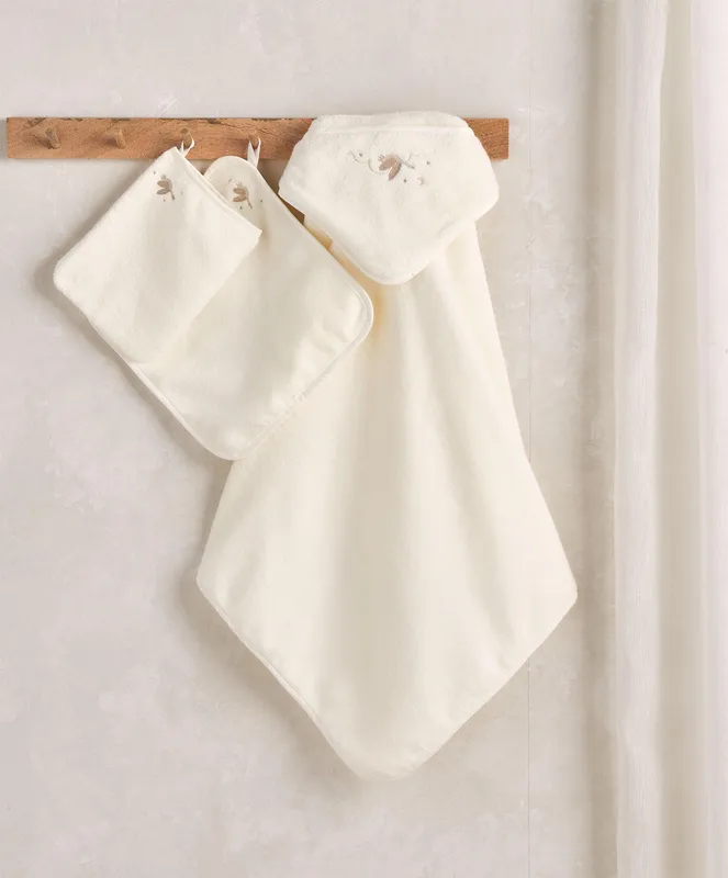 Mamas & Papas Baby Towelling Set (3 Pack) - Welcome to the World Duckling