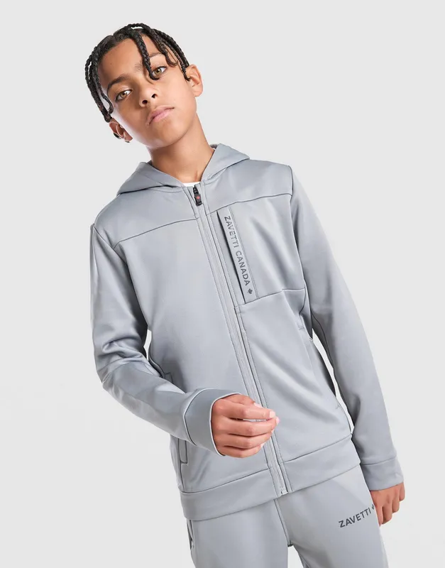 Zavetti Canada Fallonino Fleece Full Zip Hoodie Junior