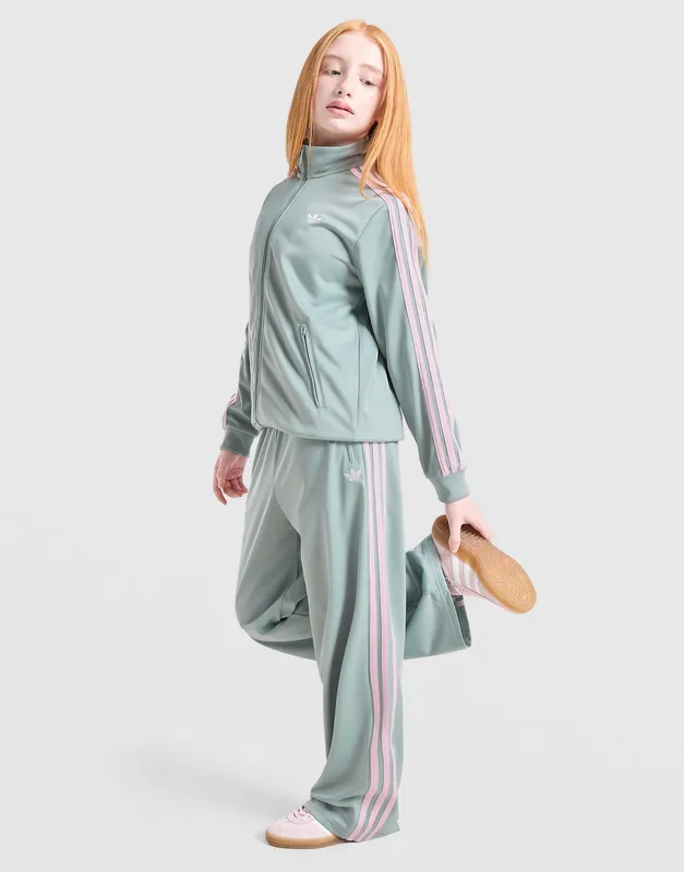 adidas Originals Girls' Firebird Wide Leg Joggers Junior