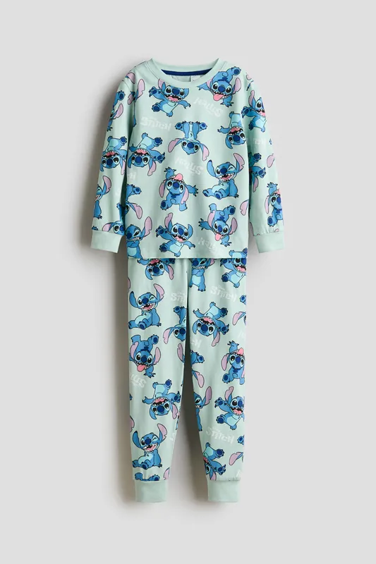 Printed cotton pyjamas