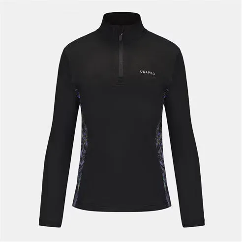 USA Pro 1/4 Zip Junior Girls