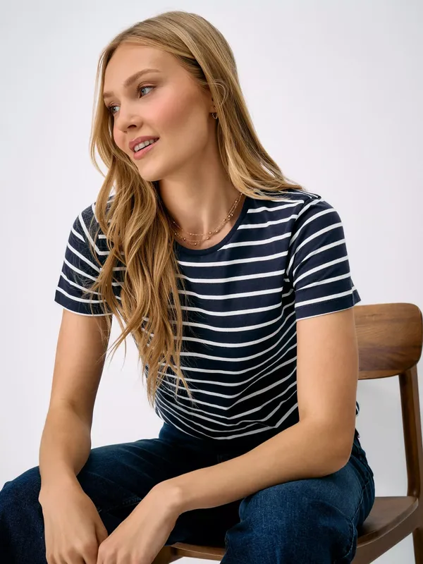 Crew Clothing Breton Stripe T-Shirt