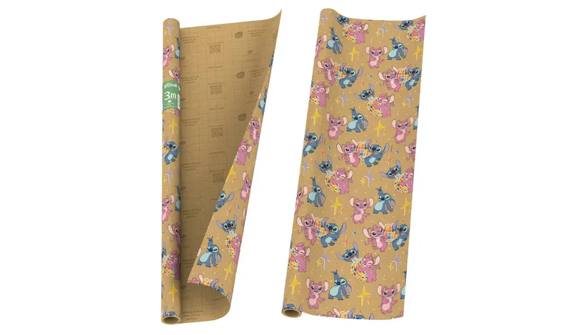 Eco Nature Disney Stitch Roll Wrapping Paper - Pack of 2
