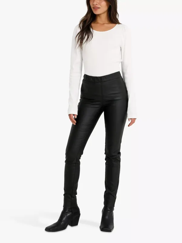 KAFFE Ada Jeggings, Deep Black