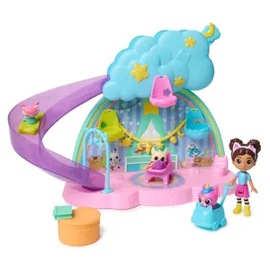 Gabby's Dollhouse Kitty Care Ear Purrfect Playroom Playset