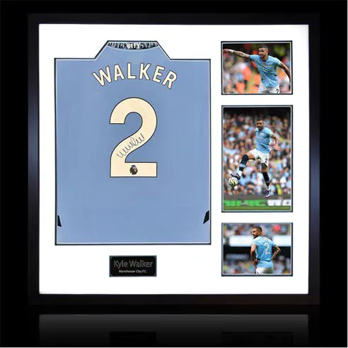 The Fan Cave Kyle Walker Signed Manchester City Shirt Elite Fra