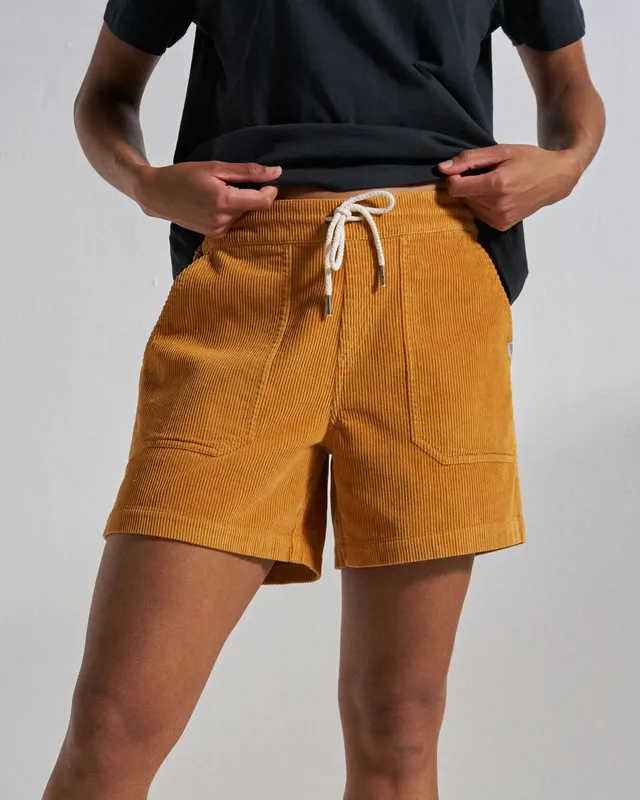 Passenger Clothing Avian Cord Short - Spruce Yellow