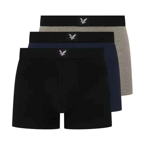 Lyle and Scott Men's Cotton 3 Pack Trunks