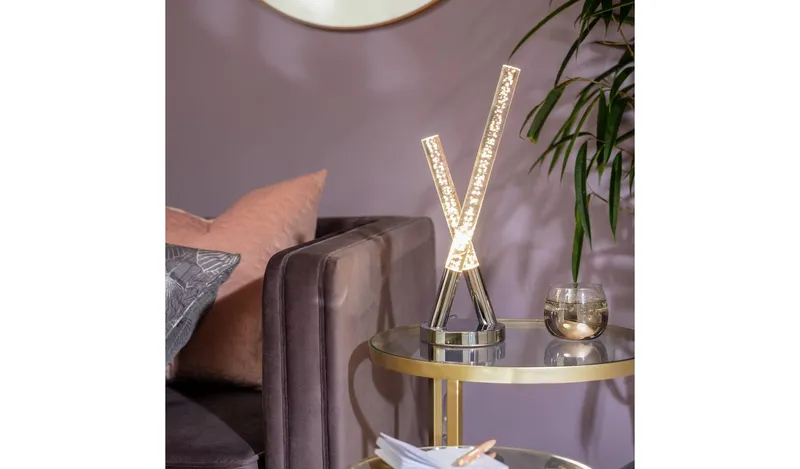 Argos Home Bubble Table Lamp - Chrome