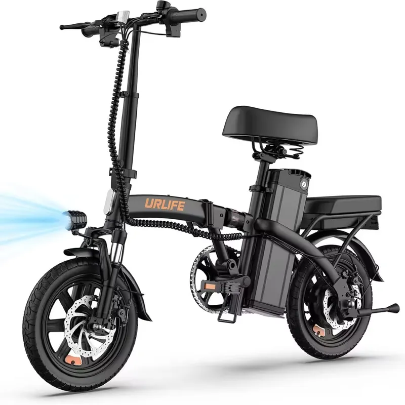 URLIFE Electric Bicycle For Adult URLIFE F1L 250W Motor With 48V 7.5AH Battery 14" Tire