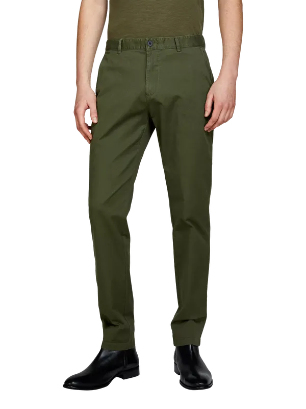 SISLEY Slim Fit Chinos, Green
