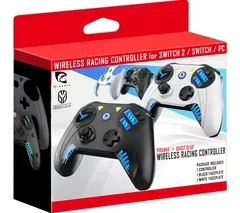 PIRANHA X Ghostgear Kart Wireless Racing Controller for Switch 2 - Black