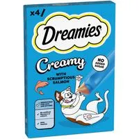 Dreamies Creamy Snacks with Salmon