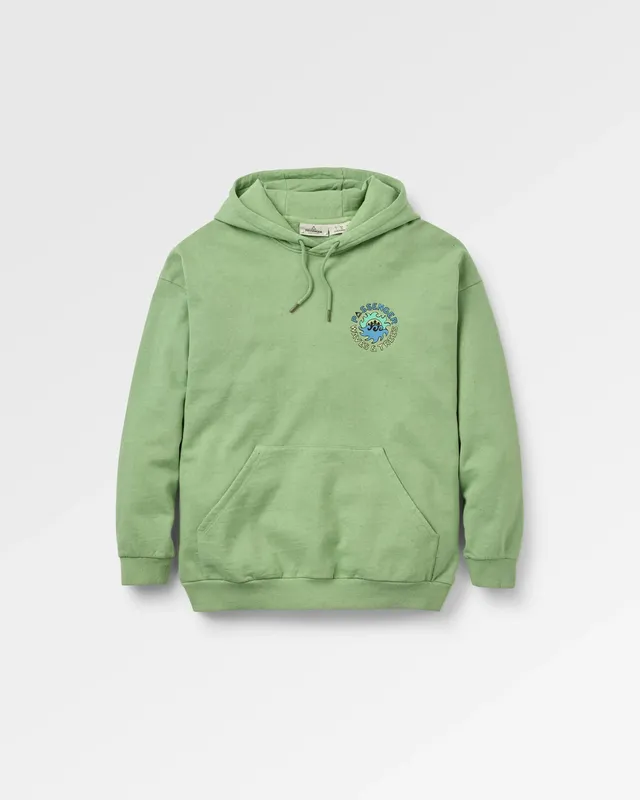 Passenger Clothing Dune Oversized Hoodie - Stem Green Marl