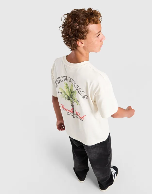 Unlike Humans Palm Tree T-Shirt Junior