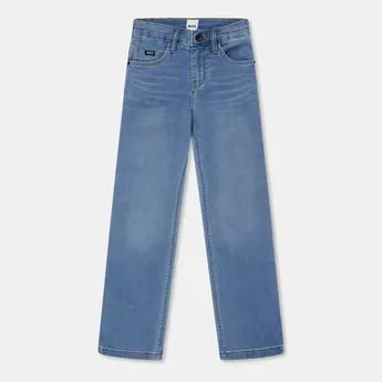 Boss Kids' Durable Denim Straight Leg Jeans
