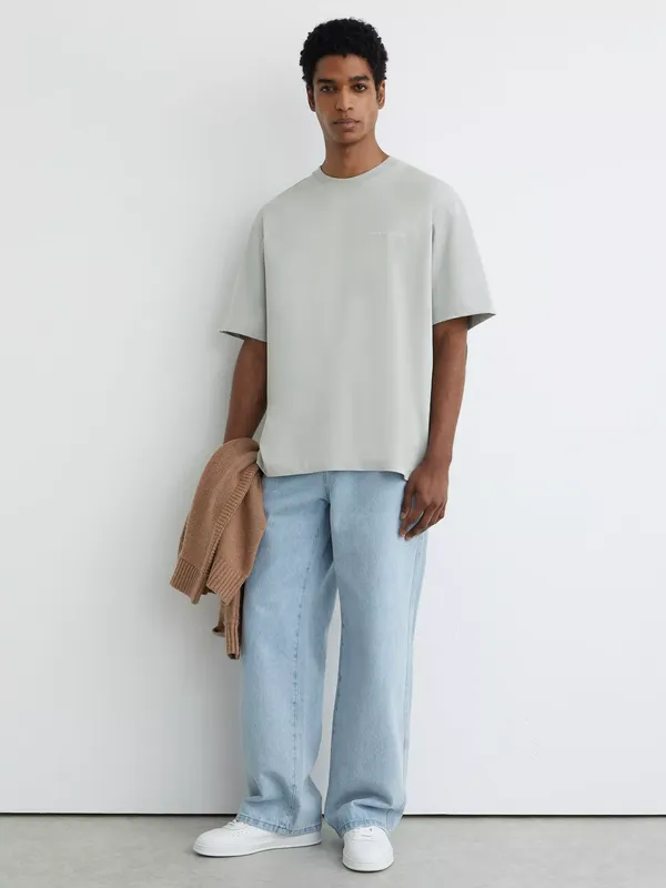 Reiss Casa Logo Relaxed Cotton T-Shirt