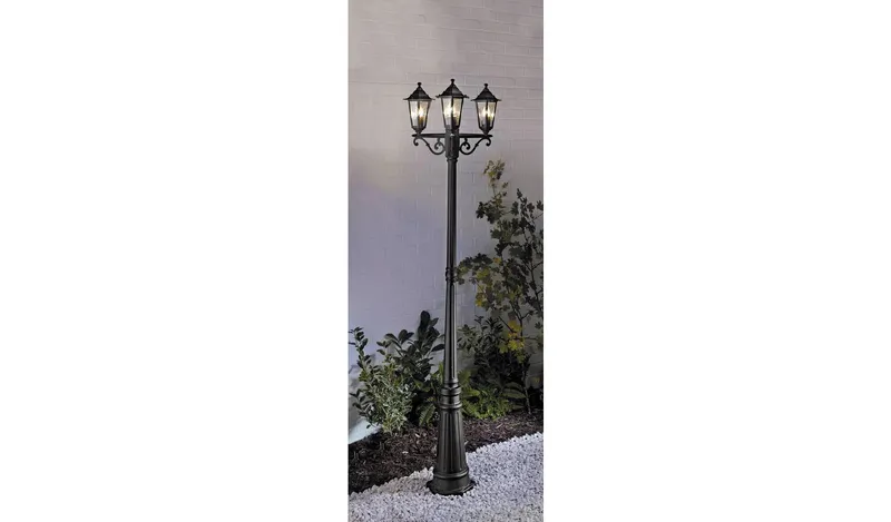 Argos Home Three Head Aluminium Street Lamp