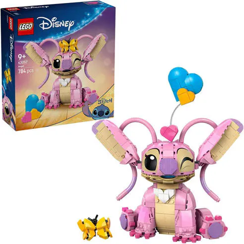 LEGO® Disney Angel Lilo & Stitch Building Toy for Girls Boys and Kids 43257