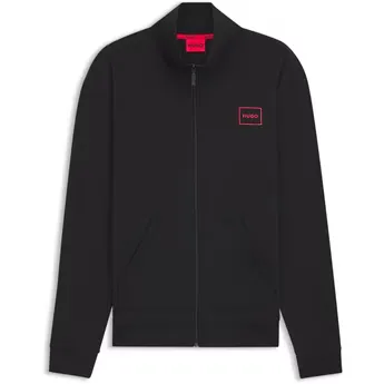 Hugo Men's Laze Cotton Relaxed-Fit Zip Hoodie